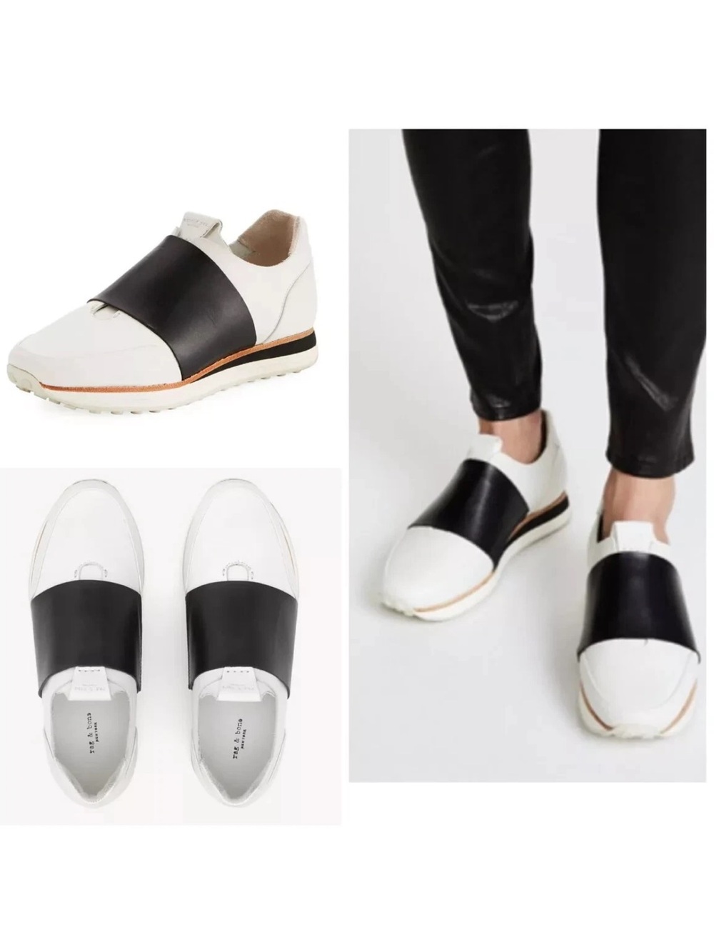 rag & bone - Dylan Leather Runners